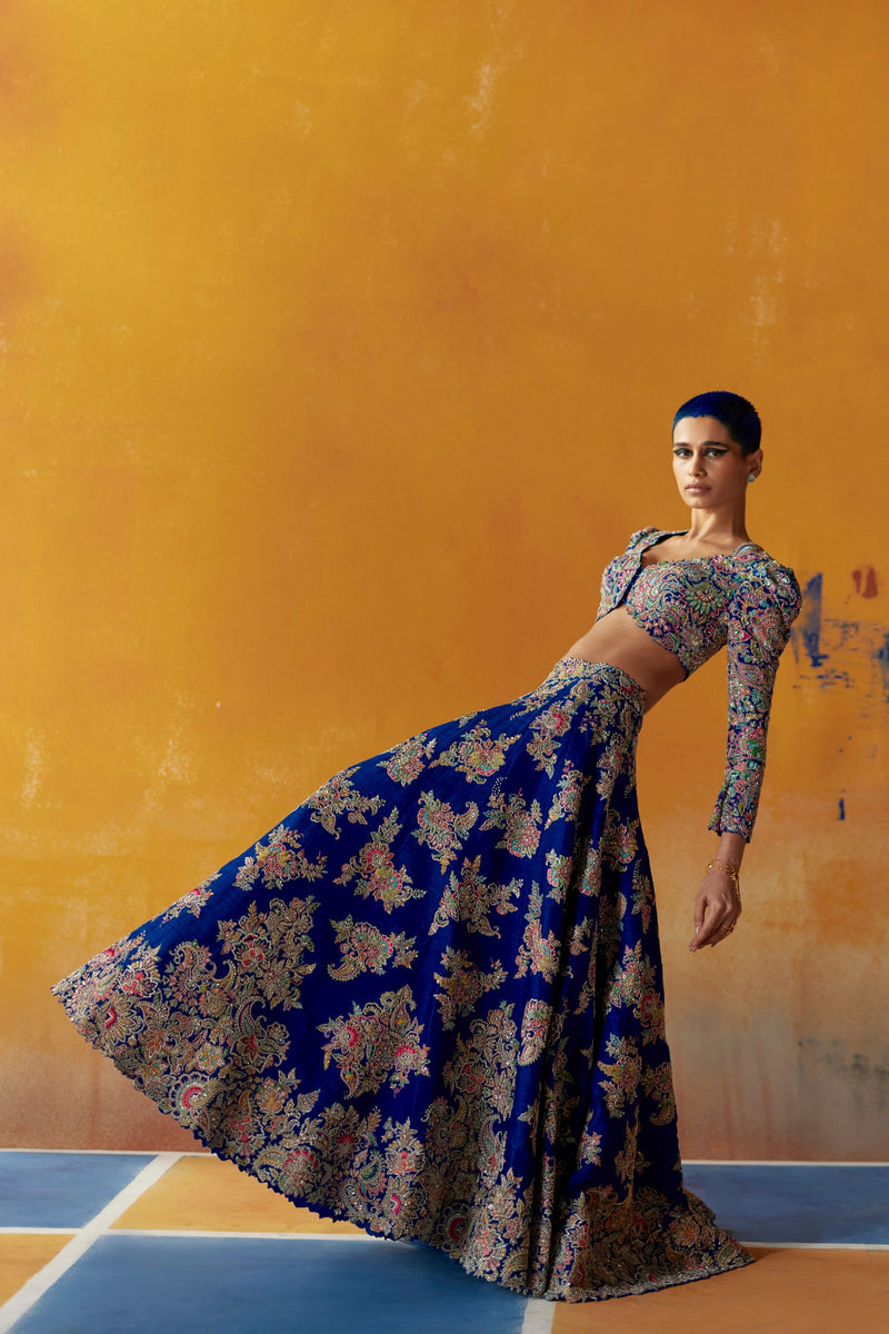 Mynah Lehenga Set – Mrunalini Rao