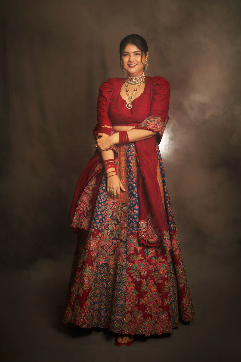 Anshula Kapoor in Sarga Lehenga Set – Mrunalini Rao