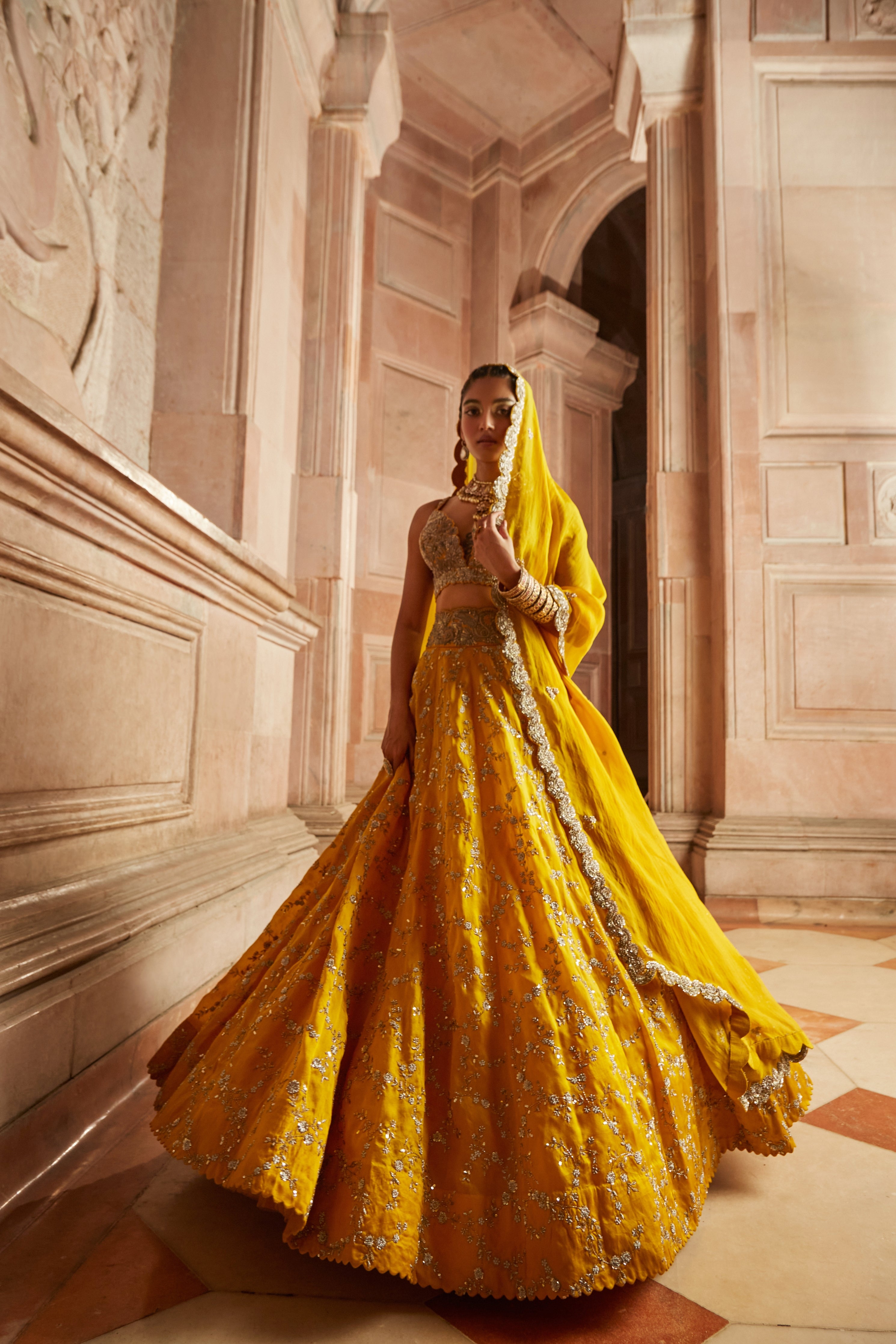 Lata Pearl Lehenga – Mrunalini Rao