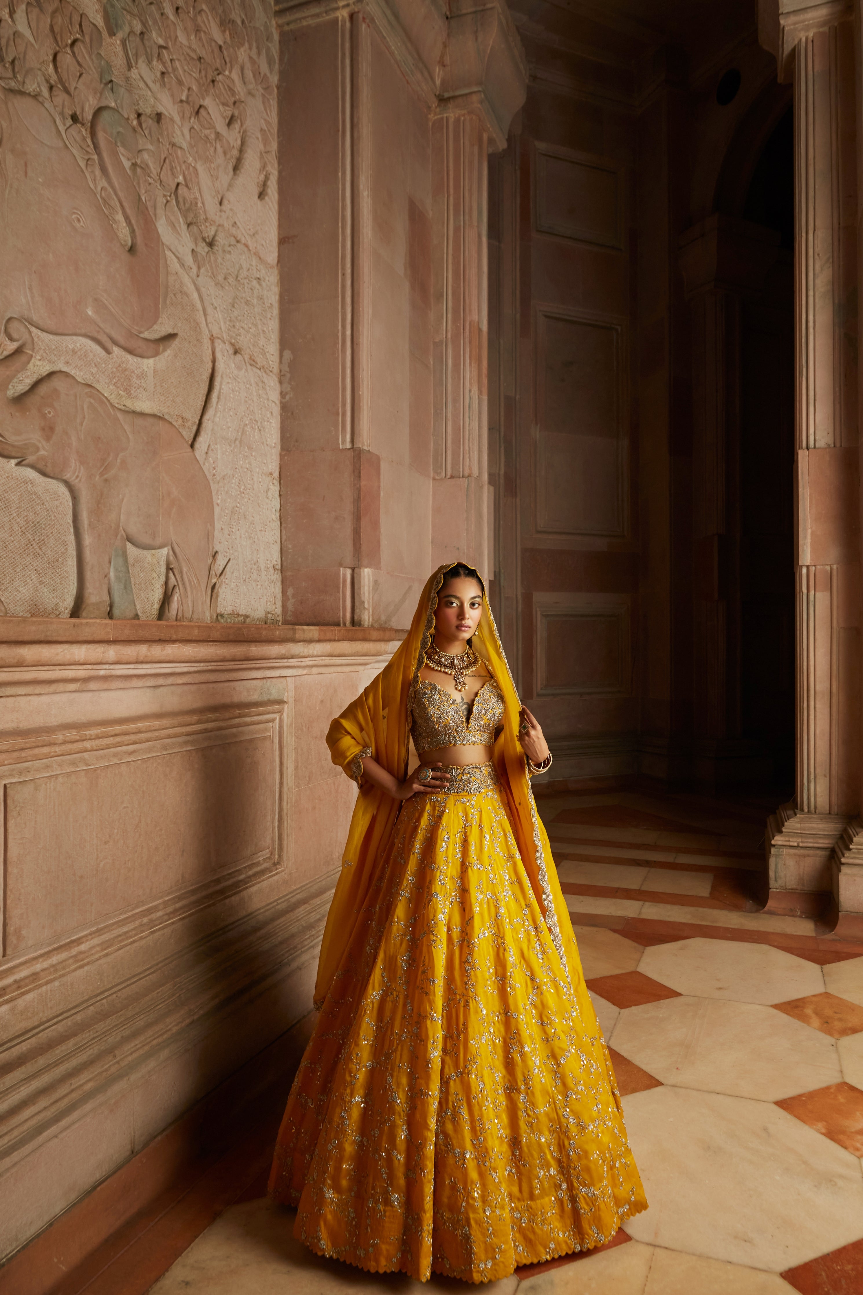 Lata Pearl Lehenga – Mrunalini Rao